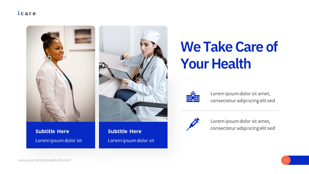 Icare Healthcare Keynote Template, Presentation Templates GraphicRiver